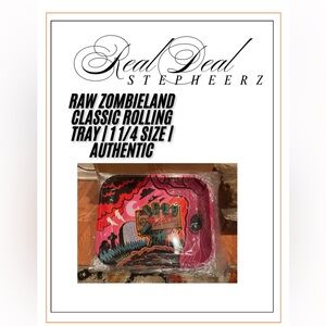 Large Vibrant Zombieland Rolling Tray